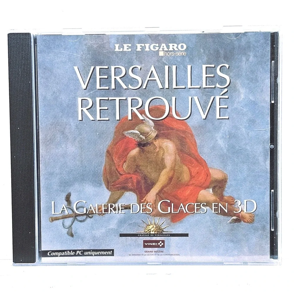 Versailles Retrouve Le Figaro PC Software CD-ROM‎ 3D Hall of Mirrors French EX